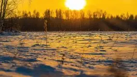 Zimowy wschód słońca nad jeziorem Dargin i... -27 stopni - zdjęcie 38