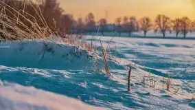 Zimowy wschód słońca nad jeziorem Dargin i... -27 stopni - zdjęcie 94