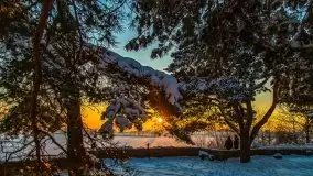 Zachód słońca nad jeziorem Święcajty, Cmentarz wojenny Jagerhohe - zdjęcie 13