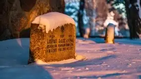 Zachód słońca nad jeziorem Święcajty, Cmentarz wojenny Jagerhohe - zdjęcie 16