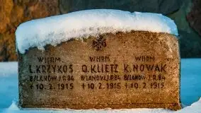 Zachód słońca nad jeziorem Święcajty, Cmentarz wojenny Jagerhohe - zdjęcie 35