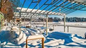 Stanica Wodna Stranda w zimowej scenerii - zdjęcie 6