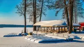 Stanica Wodna Stranda w zimowej scenerii - zdjęcie 29