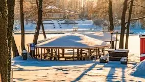 Stanica Wodna Stranda w zimowej scenerii - zdjęcie 56