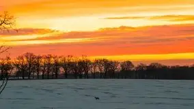 Wschód słońca w okolicach Sztynortu, zima 2021 - zdjęcie 23