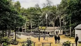 Przedwojenne pokolorowane zdjęcia Mrągowa (Sensburg) - zdjęcie 56