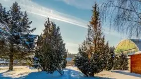 Zima w porcie AZS, jezioro Niegocin, 2021 r. - zdjęcie 18