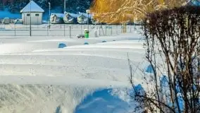 Zima w porcie AZS, jezioro Niegocin, 2021 r. - zdjęcie 38