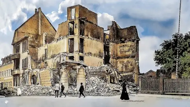 Przedwojenne pokolorowane zdjęcia Szczytna (Ortelsburg) - zdjęcie 8