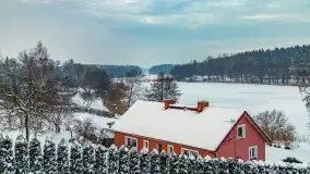 Zimowe Wydminy przed zachodem słońca, styczeń 2021 r. - zdjęcie 76