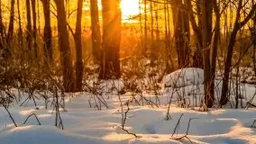 Zachód słońca w okolicach zimowych Kruklanek - zdjęcie 60