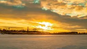 Zachód słońca w okolicach zimowych Kruklanek - zdjęcie 30