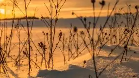 Zachód słońca w okolicach zimowych Kruklanek - zdjęcie 82