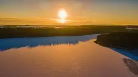 Zachód słońca w okolicach Starych Juch, 02.2021 - zdjęcie 6