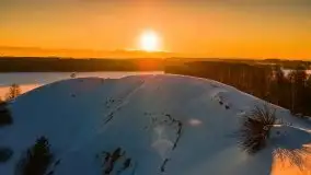 Zachód słońca w okolicach Starych Juch, 02.2021 - zdjęcie 38