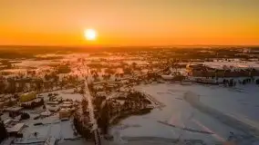 Zimowe Mikołajki skąpane w zachodzącym słońcu, 02.2021 - zdjęcie 12