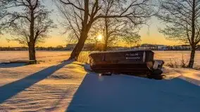 Zimowe Mikołajki skąpane w zachodzącym słońcu, 02.2021 - zdjęcie 10