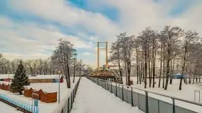 Wschód słońca w Giżycku w zimowej oprawie, 02.2021 - zdjęcie 54