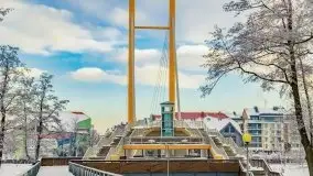 Wschód słońca w Giżycku w zimowej oprawie, 02.2021 - zdjęcie 55