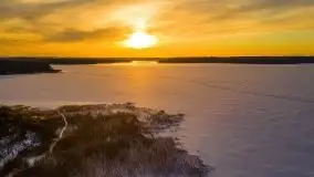 Zachód słońca Pierkunowo i okolice, luty 2021 - zdjęcie 20