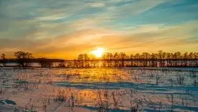 Zachód słońca Pierkunowo i okolice, luty 2021 - zdjęcie 63