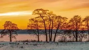 Zachód słońca Pierkunowo i okolice, luty 2021 - zdjęcie 78