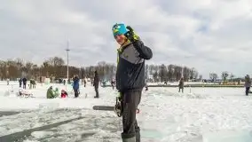 Fotorelacja z rzeźbienia w lodzie w Giżycku - zdjęcie 40