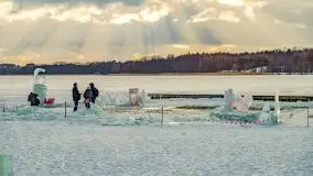 Fotorelacja z rzeźbienia w lodzie w Giżycku - zdjęcie 76