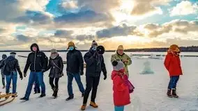 Fotorelacja z rzeźbienia w lodzie w Giżycku - zdjęcie 77