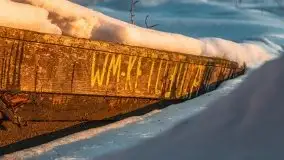 Zachód słońca nad jeziorem Siercze, luty 2021  - zdjęcie 13