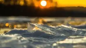 Zachód słońca nad jeziorem Siercze, luty 2021  - zdjęcie 42