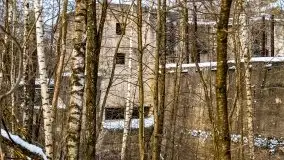 Śluza w Leśniewie Górnym w zimowej szacie, luty 2021 - zdjęcie 32