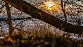 Zachód słońca nad jeziorem Niegocin, luty 2021 - zdjęcie 32