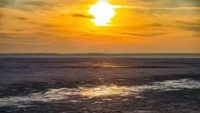 Zachód słońca nad jeziorem Niegocin, luty 2021 - zdjęcie 72