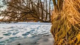 Zachód słońca nad jeziorem Niegocin, luty 2021 - zdjęcie 21