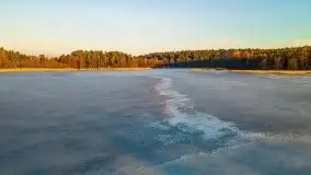 Przedwiosenny zachód słońca nad jeziorem Gołdopiwo i Żabiniec - zdjęcie 52