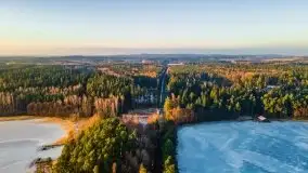 Przedwiosenny zachód słońca nad jeziorem Gołdopiwo i Żabiniec - zdjęcie 71