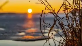 Marcowy zachód słońca nad jeziorem Dejguny - zdjęcie 44