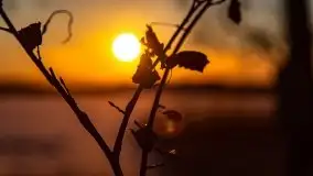 Marcowy zachód słońca nad jeziorem Kisajno - zdjęcie 17