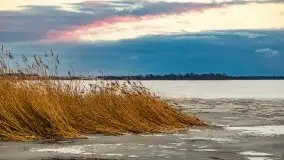 Ostatni zimowy zachód słońca, jezioro Niegocin 03.2021 - zdjęcie 15