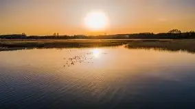 Zachód słońca nad jeziorem Gołdopiwo, od strony Przerwanek - zdjęcie 48