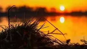 Wiosenny wschód słońca nad jeziorem Stręgiel - zdjęcie 5