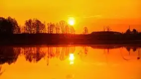 Wiosenny wschód słońca nad jeziorem Stręgiel - zdjęcie 14