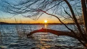 Kwietniowy zachód słońca w Mrągowie - zdjęcie 42