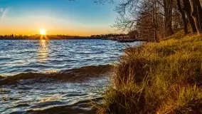 Kwietniowy zachód słońca w Mrągowie - zdjęcie 33