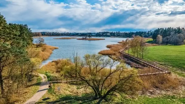 Piecki, ścieżka edukacyjna wokół stawu - zdjęcie 6