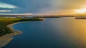 Zachód słońca nad jeziorem Święcajty, maj 2021 - zdjęcie 15