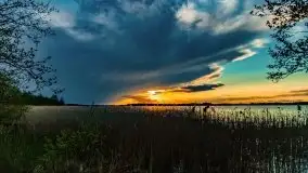 Zachód słońca nad jeziorem Święcajty, maj 2021 - zdjęcie 49