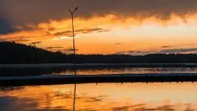 Zachód słońca nad jeziorem Kisajno - zdjęcie 24