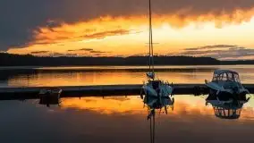 Zachód słońca nad jeziorem Kisajno - zdjęcie 4